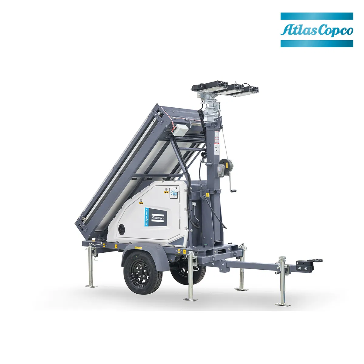Veículo de Iluminação de Emergência Vertical LED Atlas Copco Hilight Ms5 7m para Mineração