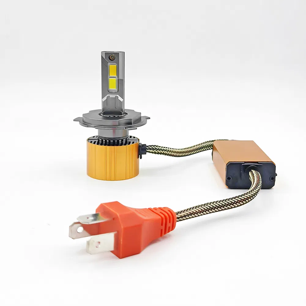 Sistema de Iluminação para Motocicletas com Farol LED de Duas Cores Poderoso H1 H4 H7 H11