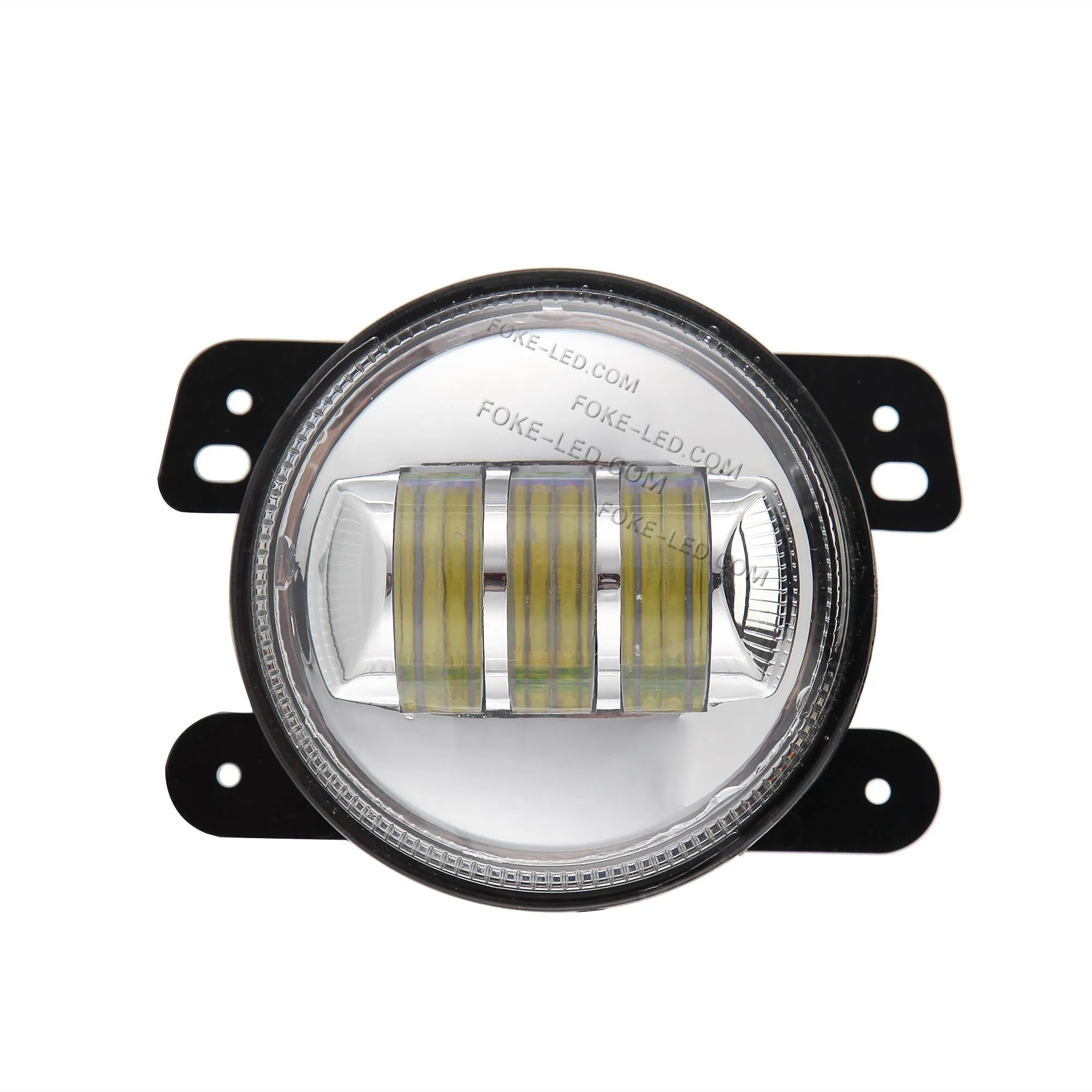 Farol LED Embutido Redondo para Iluminação Automotiva Carro Motocicleta
