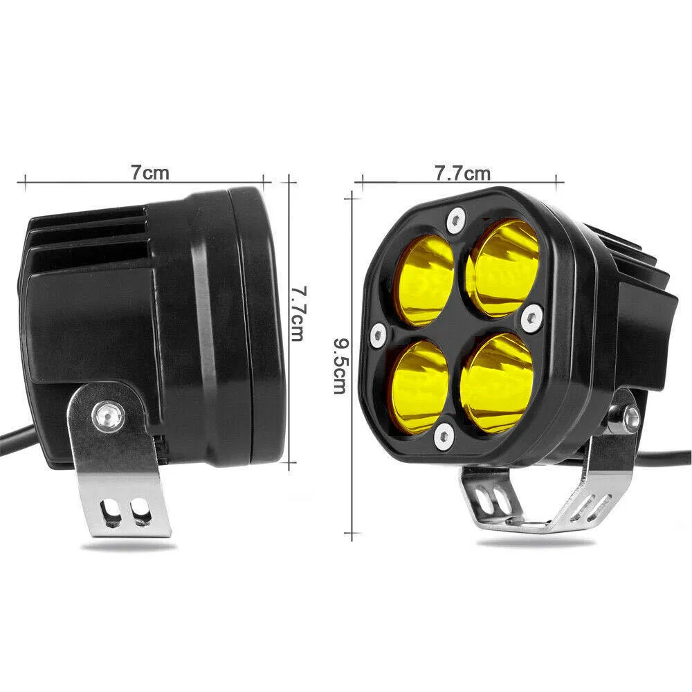 4X4 luz de trabalho LED para motocicleta off-road 3.0 polegadas tratores 40W sistema de luz LED para caminhão