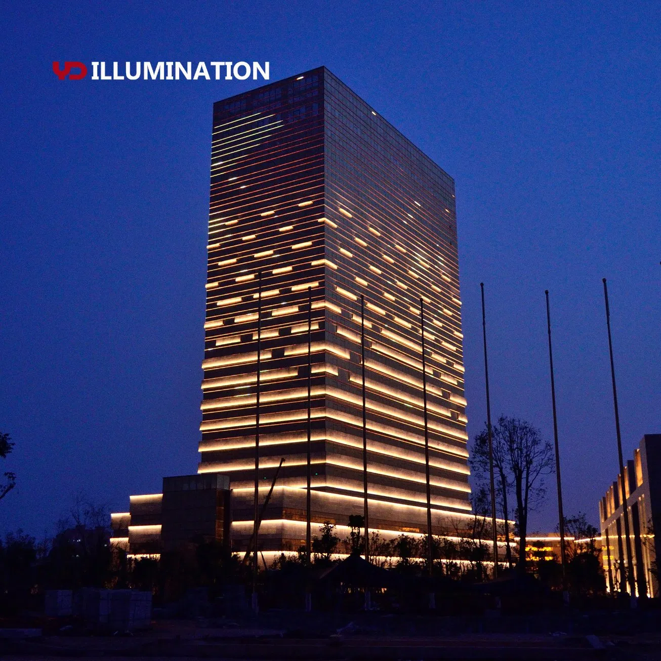 IP68 Iluminação de Fachada em Matriz de Pontos LED RGB Inteligente e à Prova d'Água