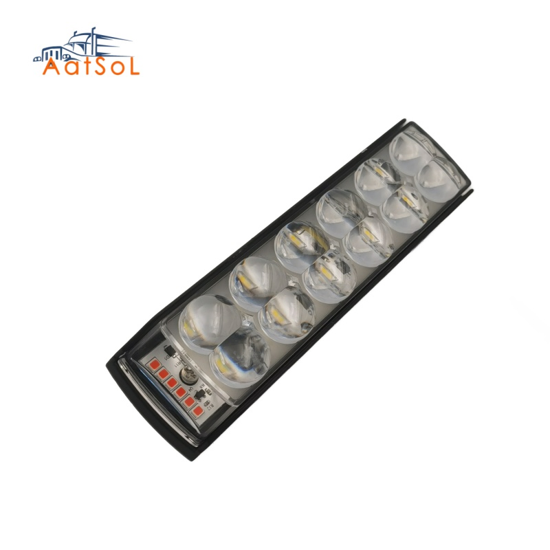 Vendas Diretas de Fábrica 12LED 23W Luz de Direção de Motocicleta Alta Brilho Luz Stroboscópica RGB Veículo Elétrico LED Modificado