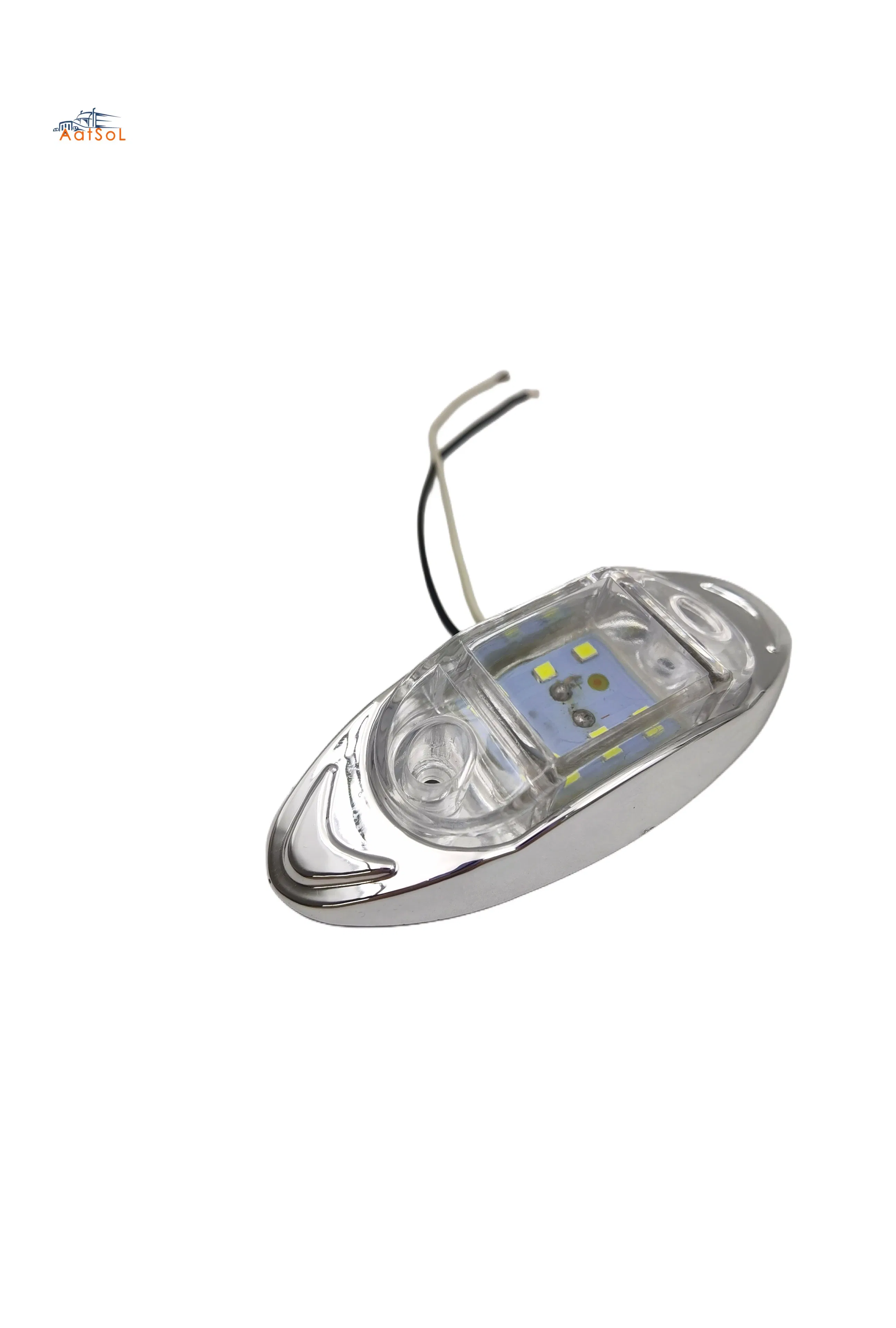 Iluminação Auxiliar Automotiva 6LED Luz Lateral de Caminhão 10-30V Luz de Segurança Branca Âmbar Vermelha Verde Azul para Direção Trabalho Sinalização