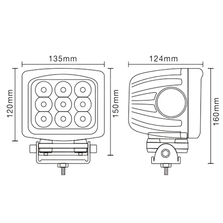 Luz de Trabalho LED Detalhe 4