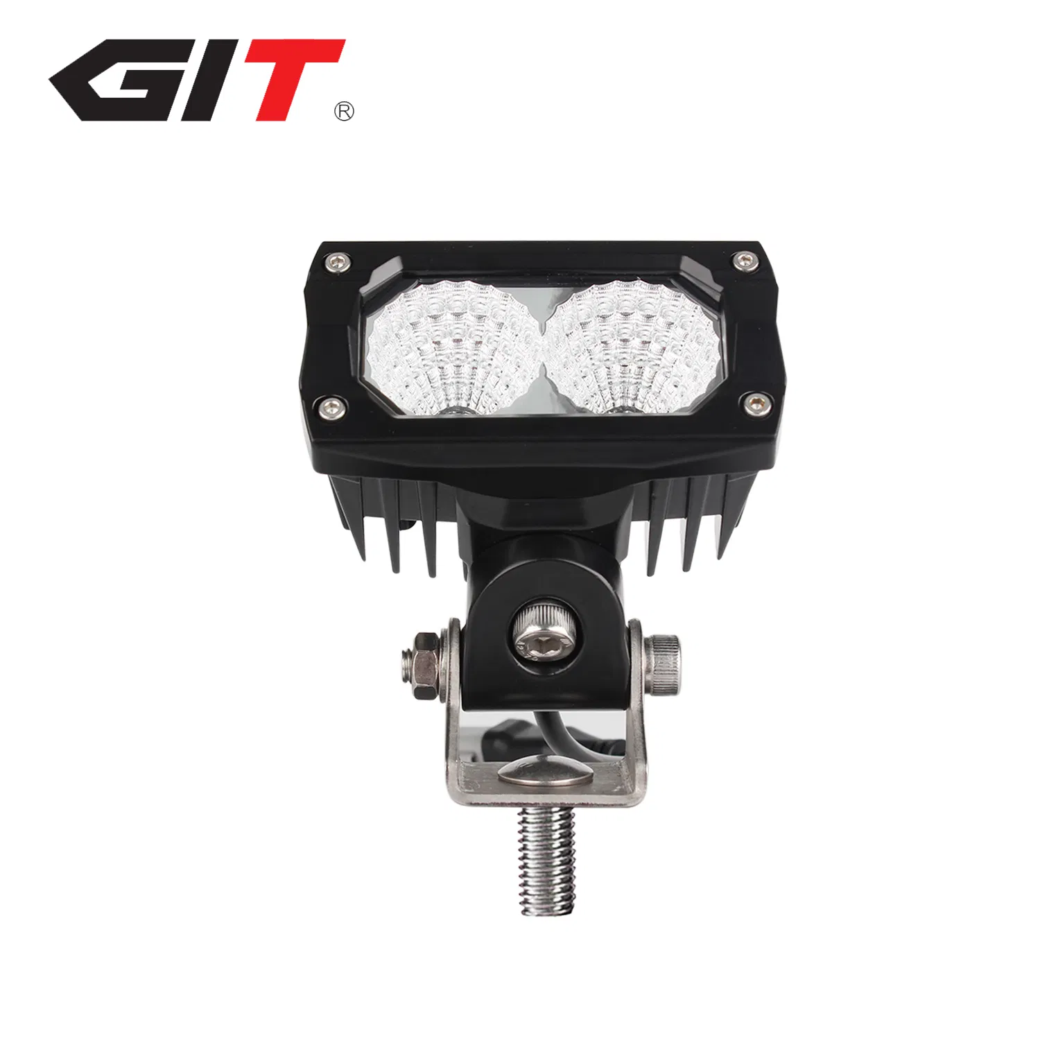 Emark R10 IP68 4inch 20W Lâmpada de Trabalho LED Retangular Flood para Jeep ATV UTV SUV 4&times; 4 Veículo Offroad