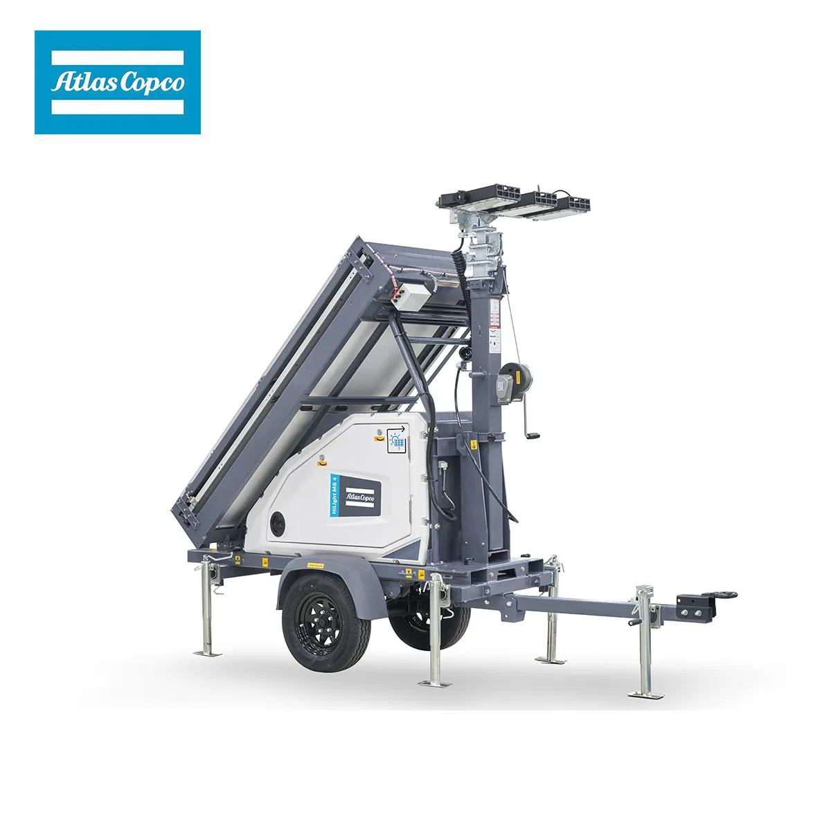 Veículo de Iluminação de Emergência Vertical LED Atlas Copco Hilight Ms5 7m para Mineração
