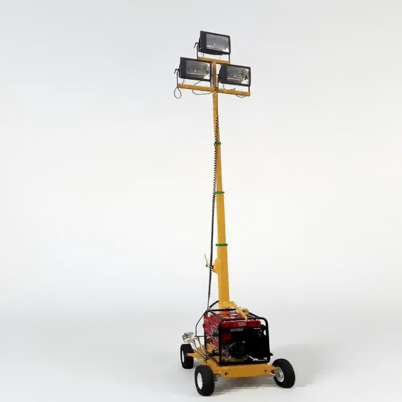 Equipamento de Iluminação de Emergência para Veículo de Iluminação com Elevador Propulsado à Mão