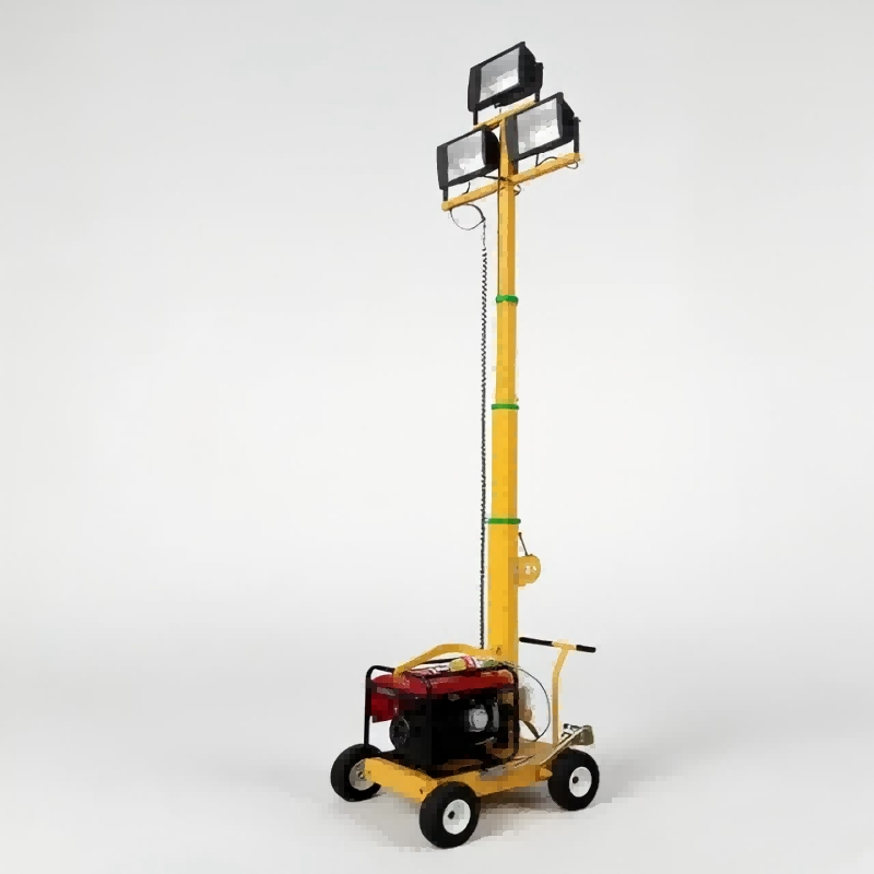 Equipamento de Iluminação de Emergência para Veículo de Iluminação com Elevador Propulsado à Mão