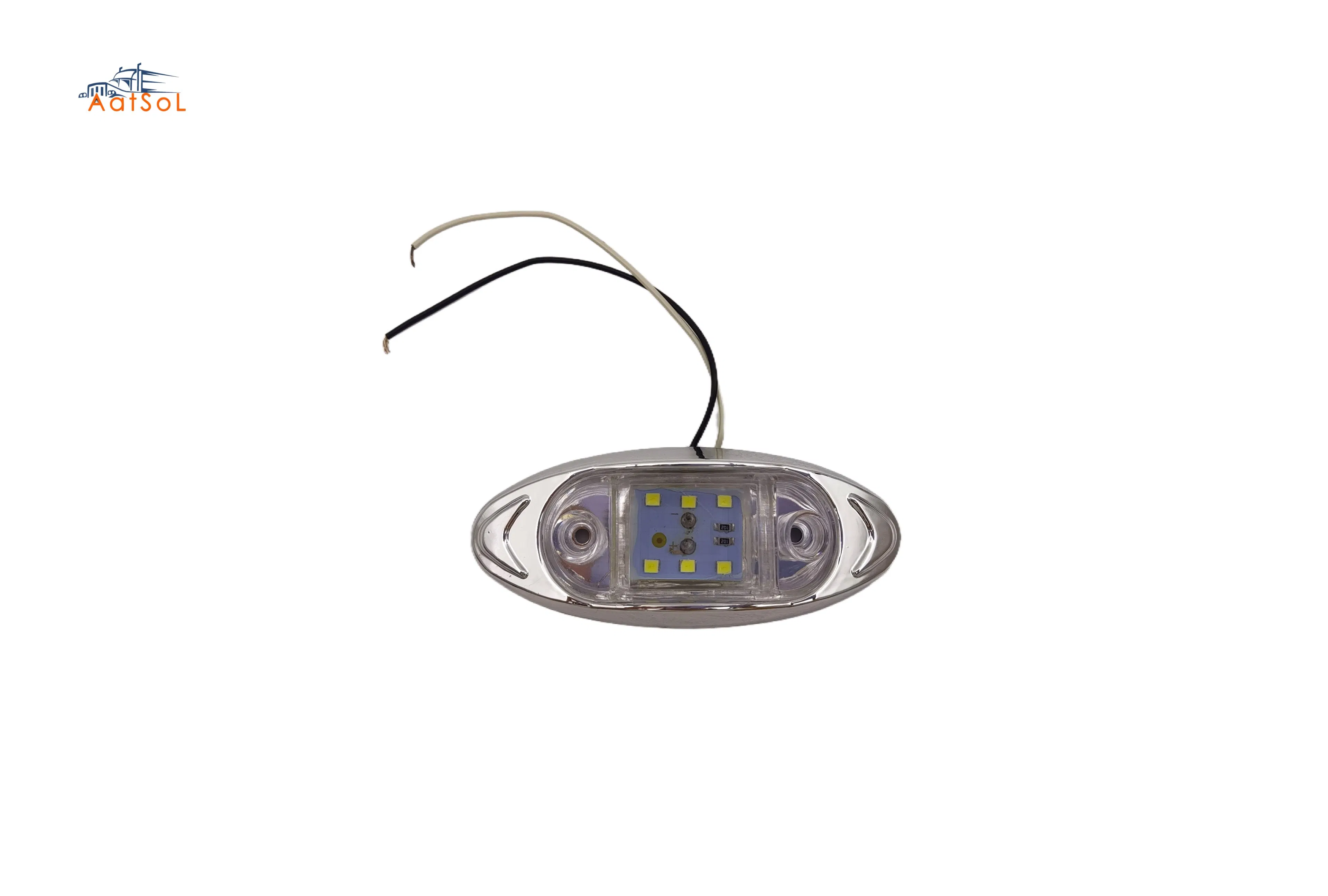 Iluminação Auxiliar Automotiva 6LED Luz Lateral de Caminhão 10-30V Luz de Segurança Branca Âmbar Vermelha Verde Azul para Direção Trabalho Sinalização