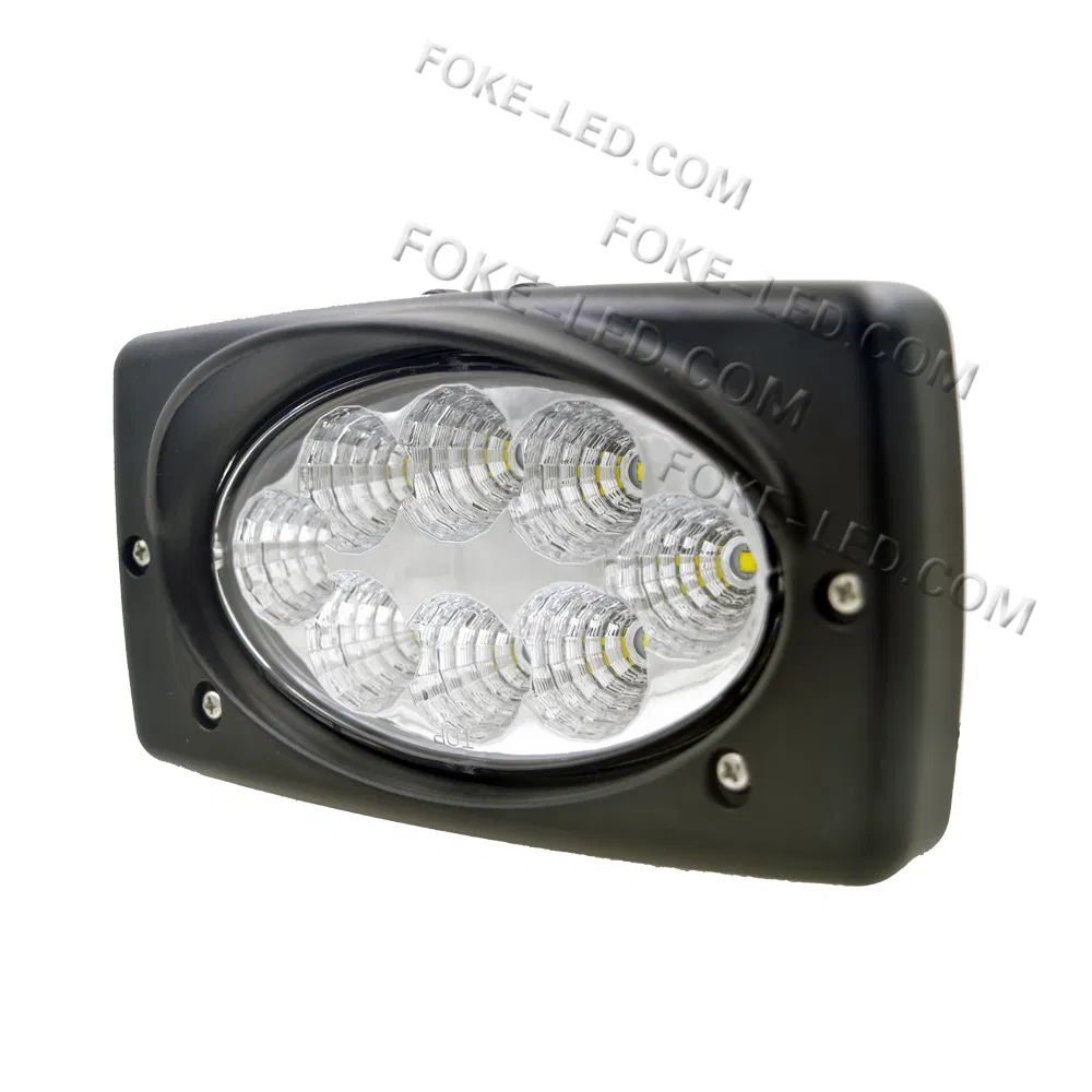 40W Luzes LED Agrícolas Foke para Veículos de Agricultura para Tratores Luz de Trabalho Inundante para Tratores