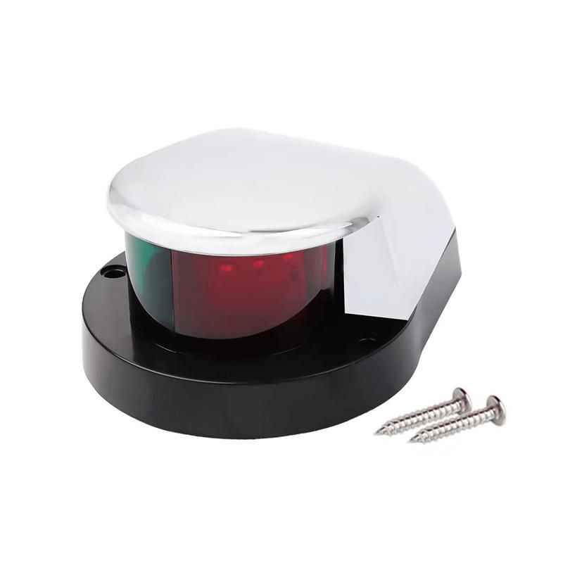 12V Luz de Sinalização Vermelha Verde à Prova d'Água para Iate Veleiro Luz LED Marinha