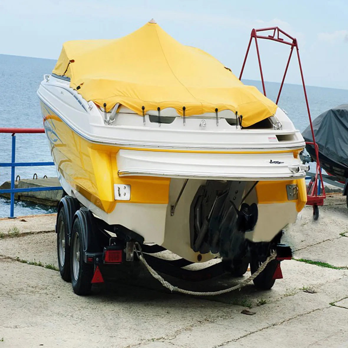 Wholesale Price Customized Size and Logo Boat Cover Waterproof UV Proof Oxford Cloth Boat Cover