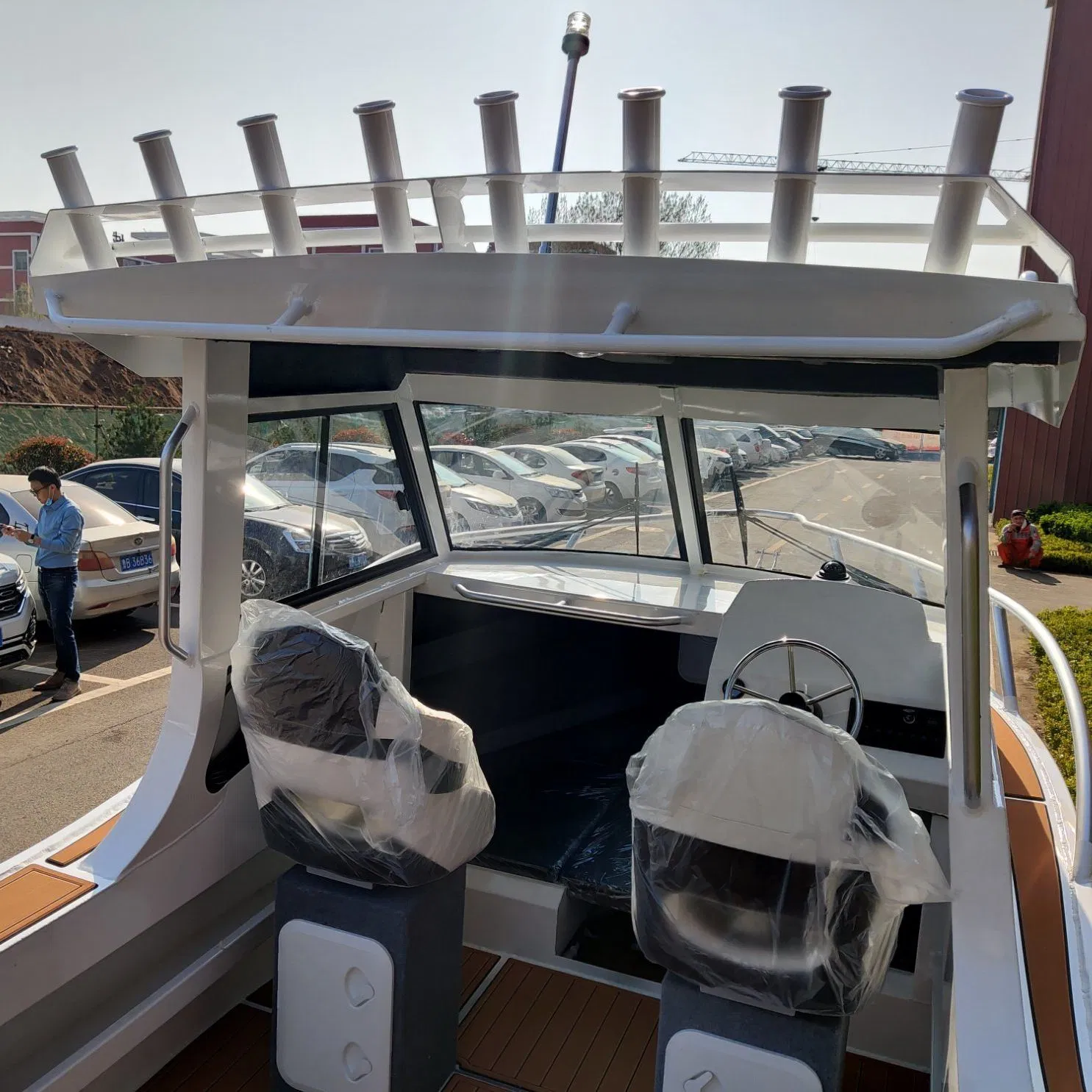 Gospel 6.25m 21FT Profisher Luxury Yacht Recreational Cabin Cruiser Pleasure Aluminum Small Fishing Boat