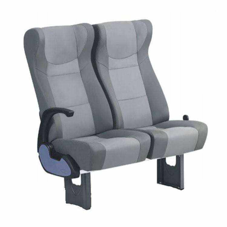 New Arrival Stitching Color Pattern Back Reclining Passenger Seat with Aluminum Armrest for Bus or Marine Boat