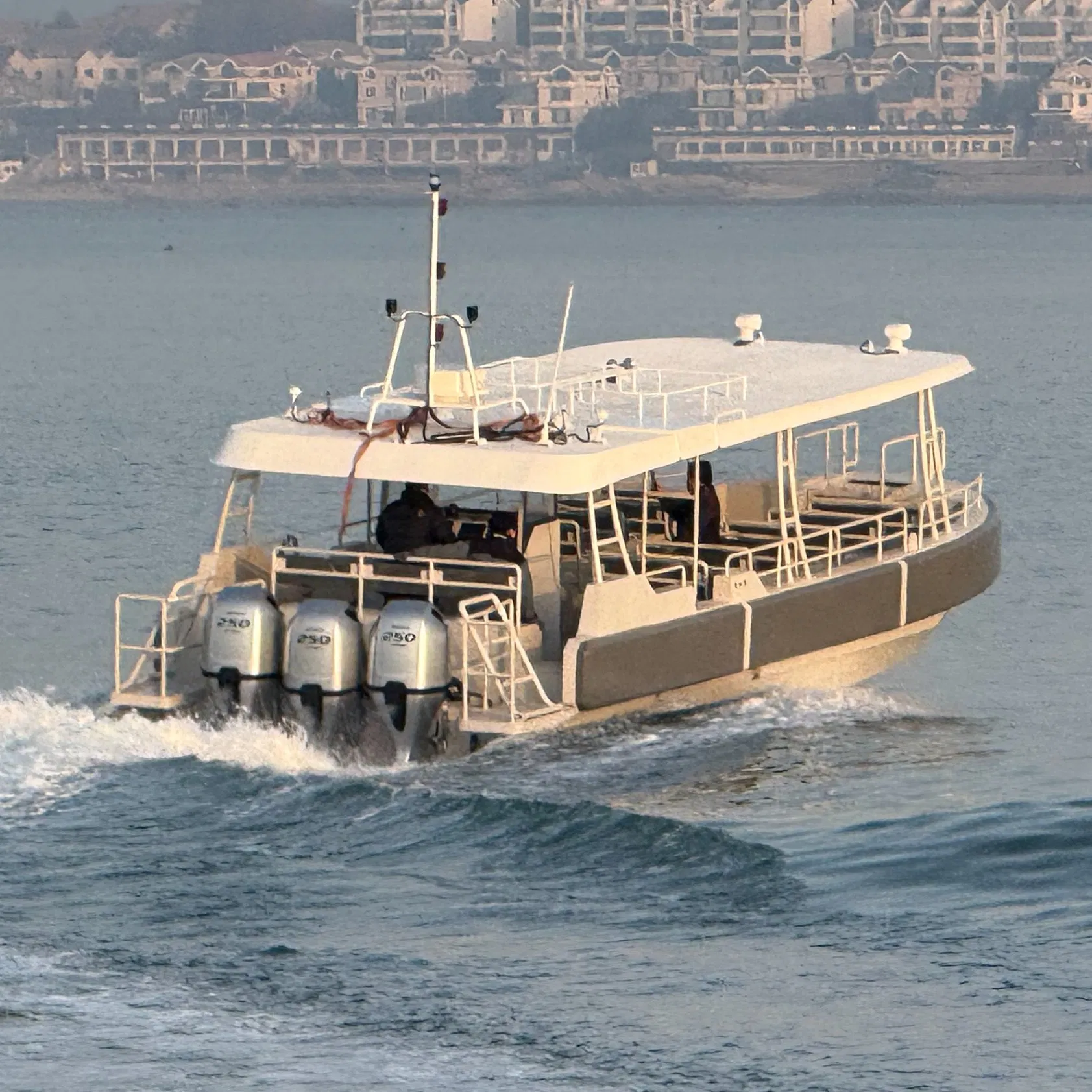 Aqualand 5.2m ~16.5m Rigid Aluminum Solid Foam Collar /Speed/Rib/Rescue/Diving/Patrol/Party/Aluminium/Fishing/Motor Boat /Passenger/Ferry/Water Taxi/Boat