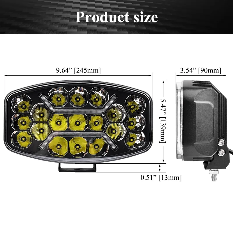LED Driving Light Detail 1