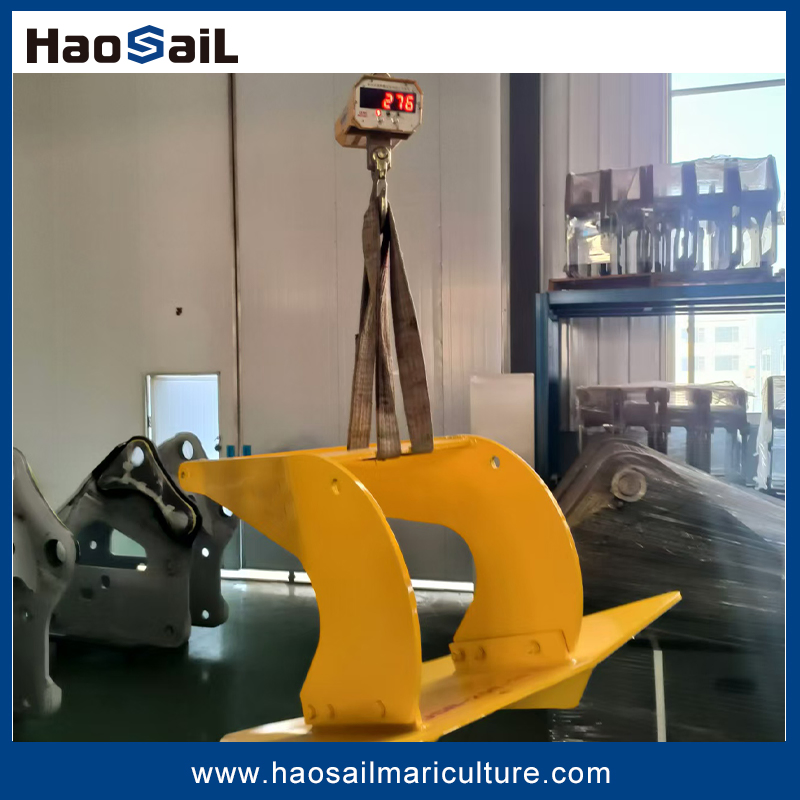 25-10000kgs Painted Whole Steel Plate Super High Holding Power Marine Mooring Stingray Anchor for Ship/Boat/Vessel/Offshore/Deep-Sea Aquaculture Cage