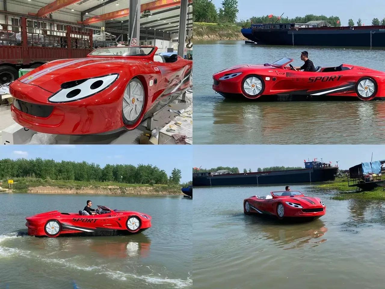 High Speed 5 People Water Sport Jet Car Boat Jet Ski Boat