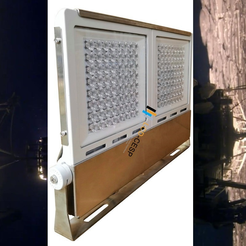 Marine Spot Lamps 1000W-1200W, LED Boat Spotlight, 100-277V, 8deg, 1km-3km Search Lighting