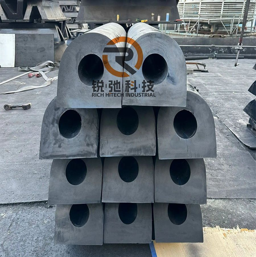 D-Type Ship Fender Marine Solid Rubber Fender Rubber Dock Fender Boat Fender