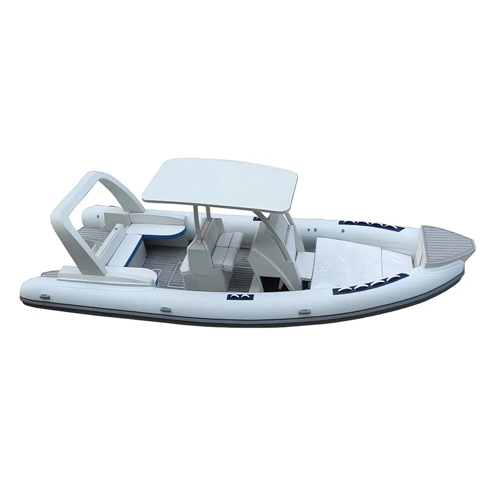 860 28FT High Quality OEM Inflatable Dinghy Pleasure Boat Aluminum/Fiberglass Fishing Rib Boat