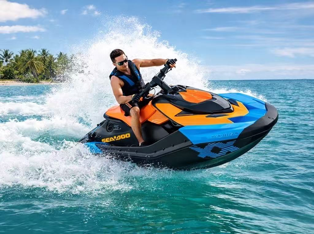 1-2 Persons Brp Sea-Doo Jetski Naturally Aspirated Bombardier 90HP Spark Trixx 90