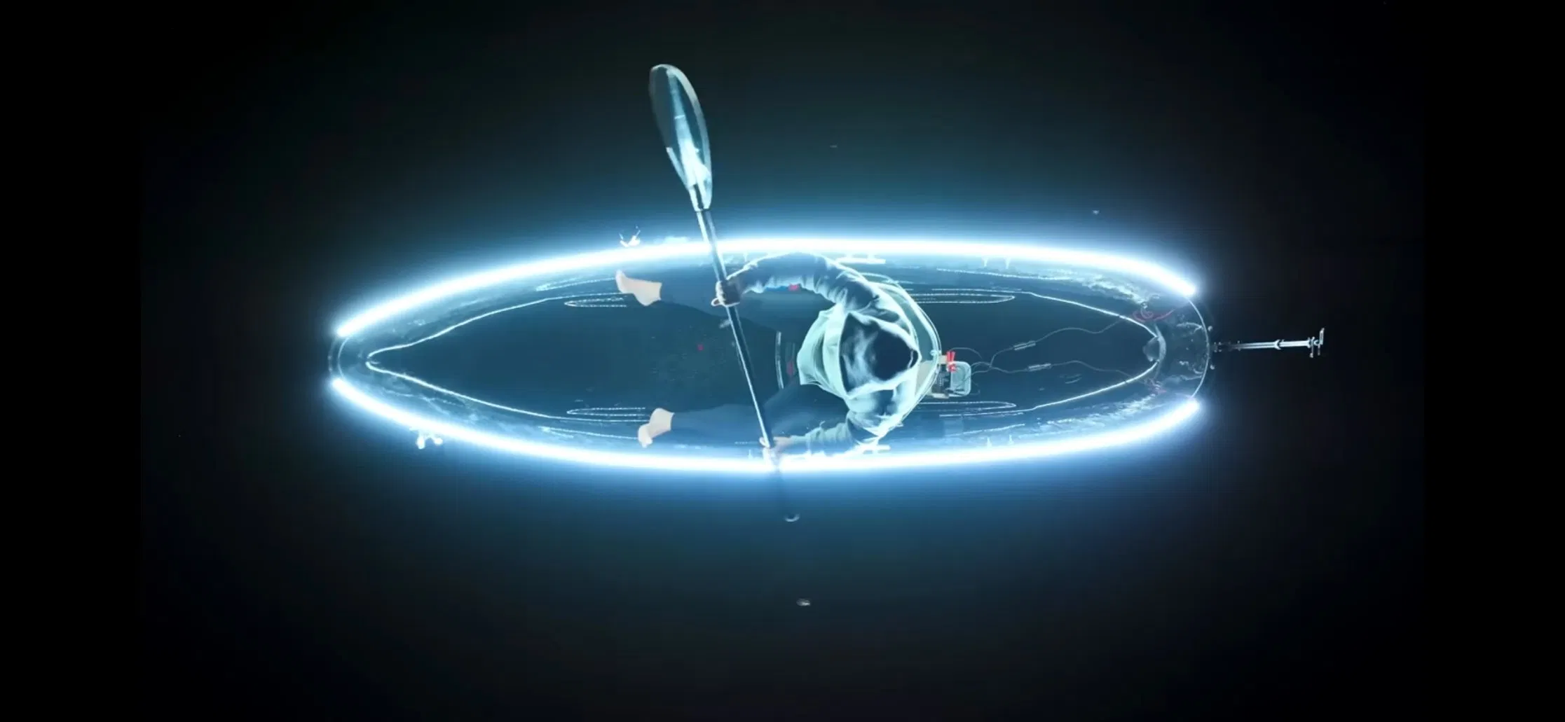 300kg Super Capacity Powerful Function Double Transparent Seat Clear Kayak