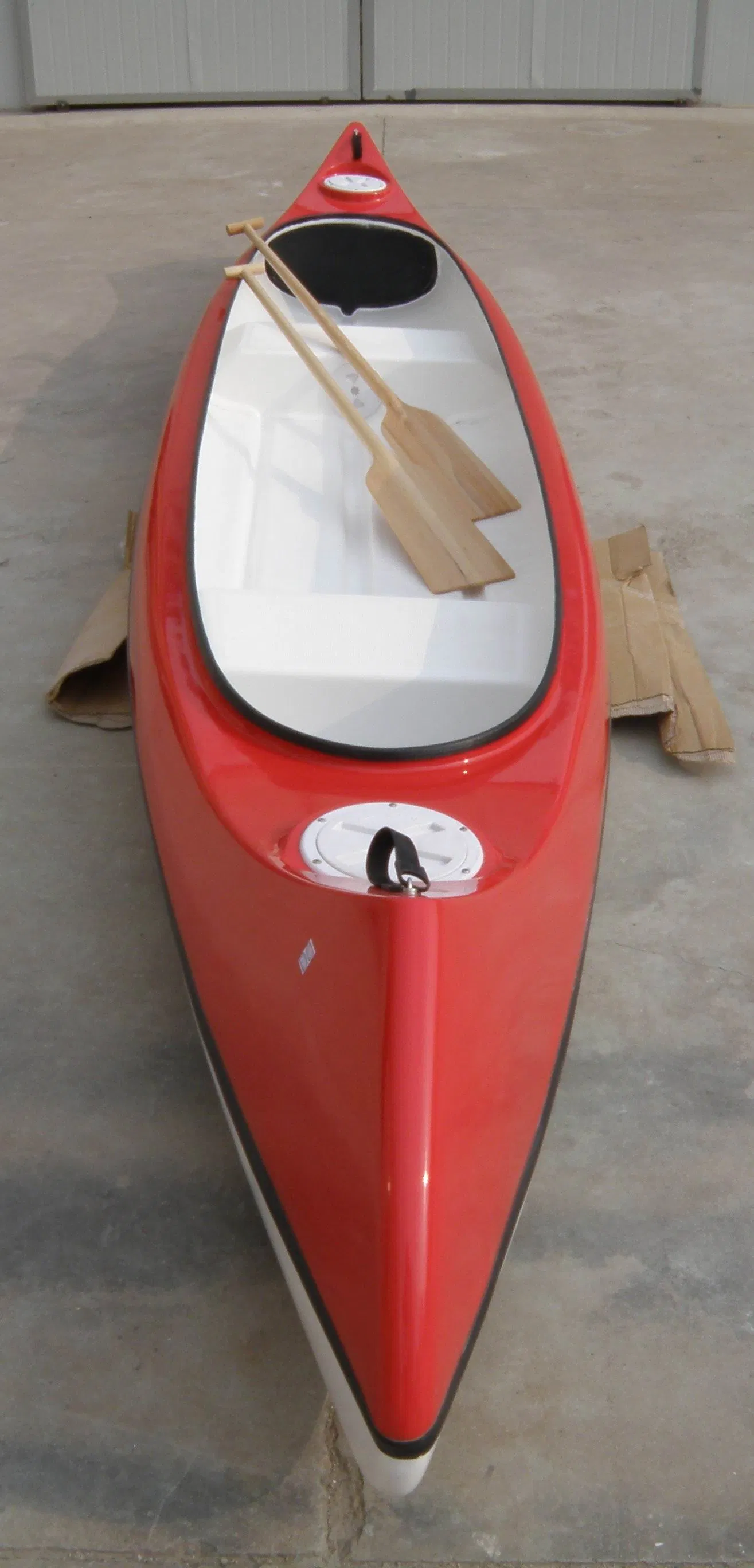 Single Sit in FRP Fishing Canoe 510