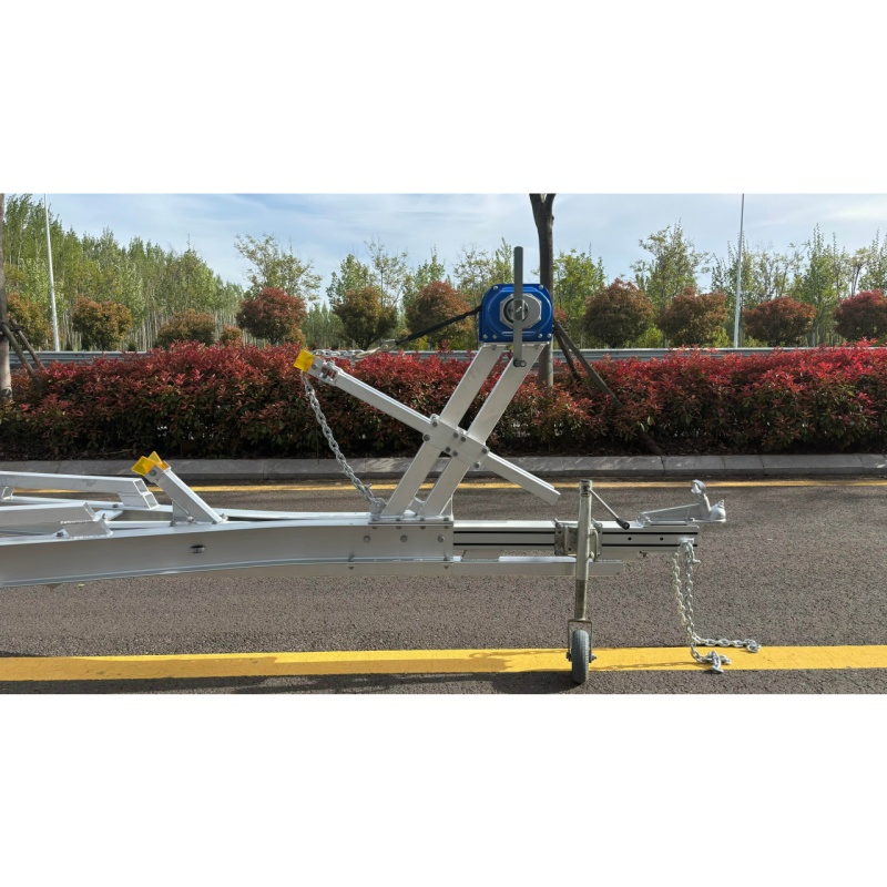 33FT Tri-Axles Hydraulic Brake Aluminum Boat Trailer with Factory Price