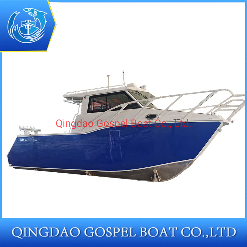 7.9m/8.8m Aluminum Fishing Catamaran Sailing Boat Twins Hull