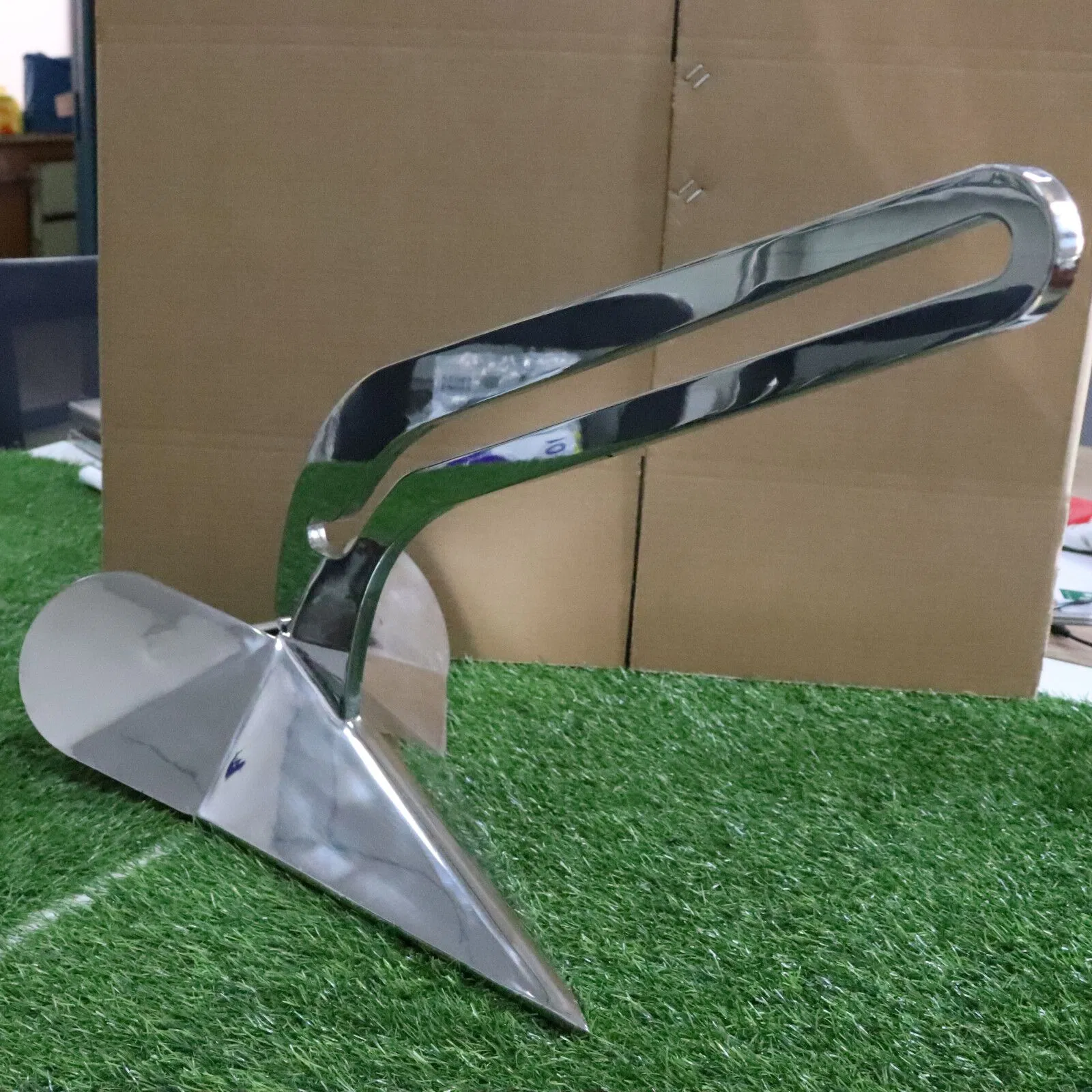 Zd Patented Long Hole Manufacturer 316 Stainless Steel Mirror Polished Delta Anchor Boat Anchor Marine Hardware Delta Anchor