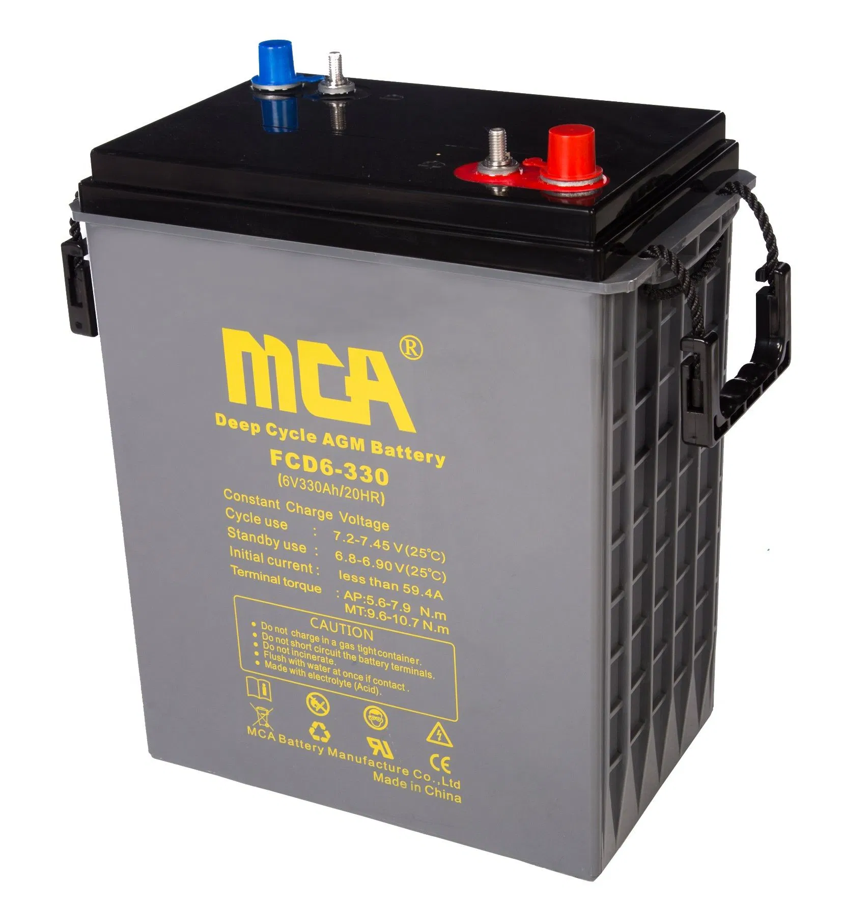 8V 200ah Deep Cycle Battery for Golf Cart/Marine Boat