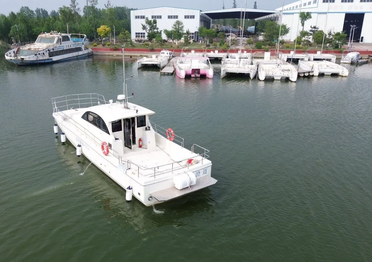 46FT Fiberglass Luxury Fishing Motor Yacht Boat China Factory for Sale
