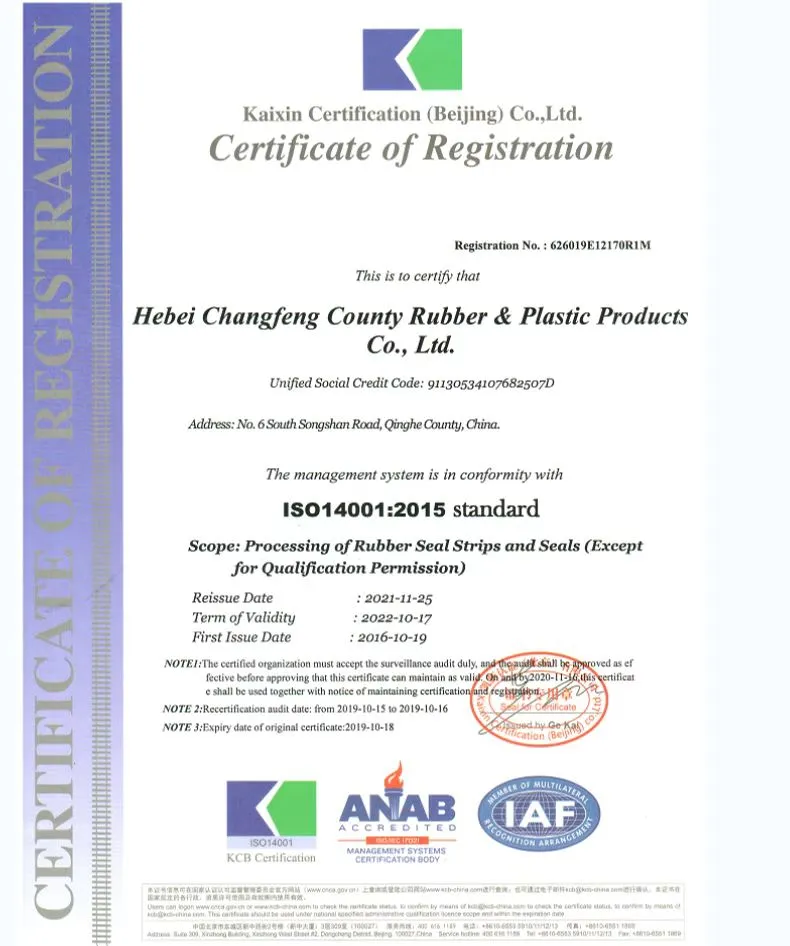 ISO Certification