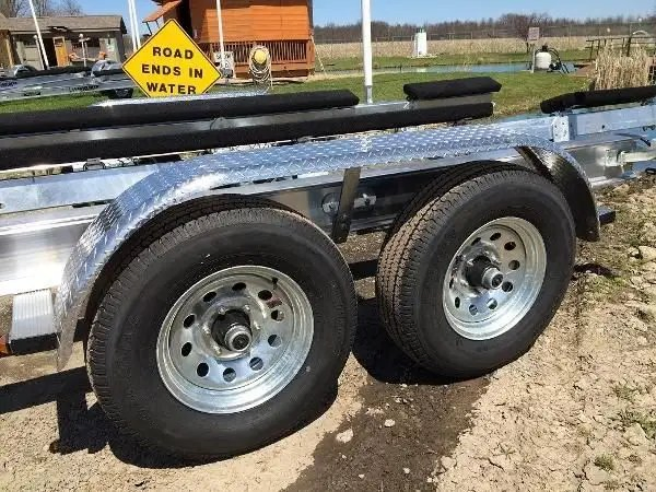 Lightweight Pwc Roller / Bunk Boat Transport Trailer Aluminum