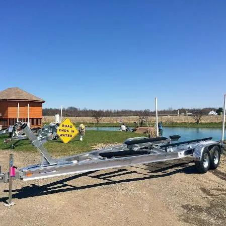 Lightweight Pwc Roller / Bunk Boat Transport Trailer Aluminum