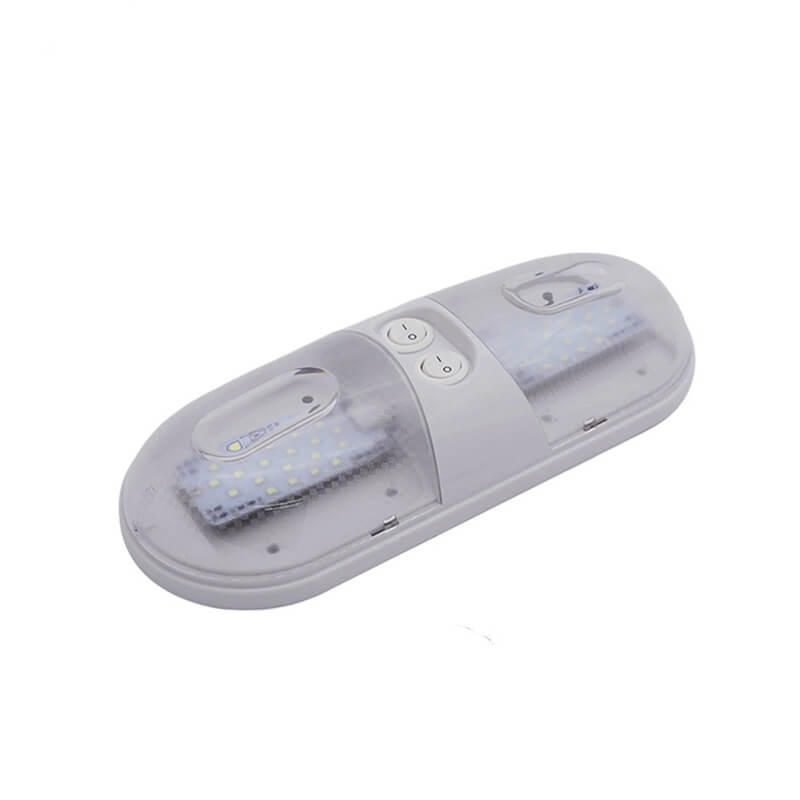 12V LED RV Ceiling Dome Light Car Interior Lights 420lm RV Interior Lighting with Adjustable Switch for Trailer Camper Car RV Boat