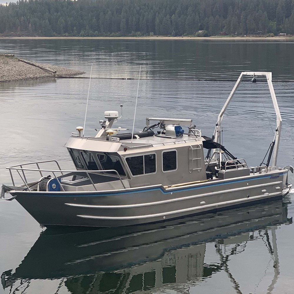 12m Marine Aluminum Welded Catamaran Hydrographic Commercial High Speed Survey Boat