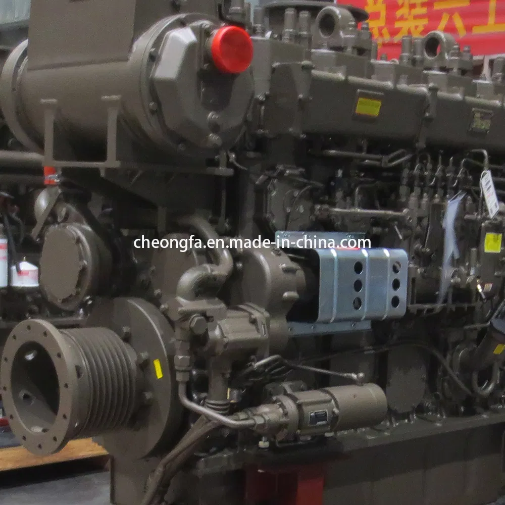 CCS Certification Strong Power 1100HP Electric Boat Motor Marine Diesel Engine with Gearbox