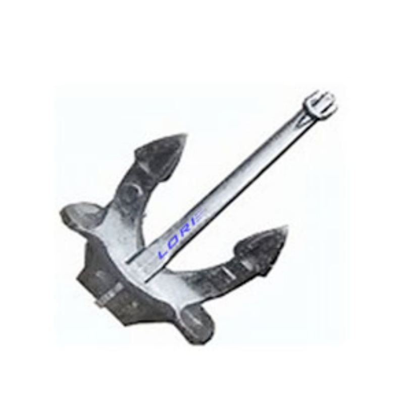 Galvanized Ship Anchor with Chain Ideal for Small to Medium Boats