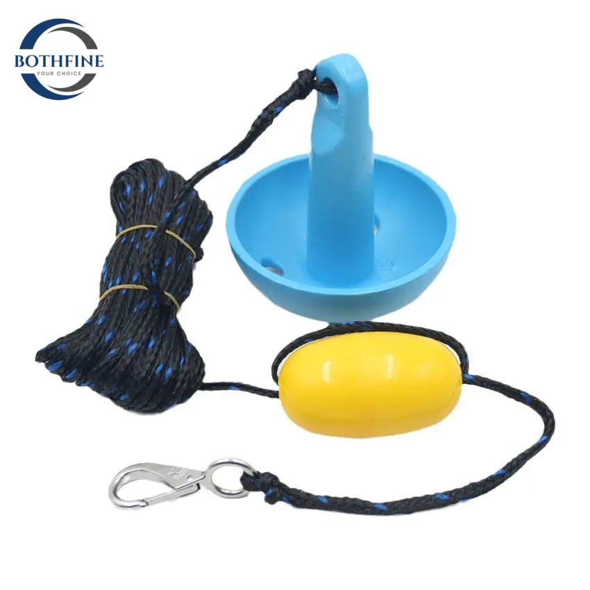 Factory Price of Steel Mushroom Boat Anchors - Black PVC Coated