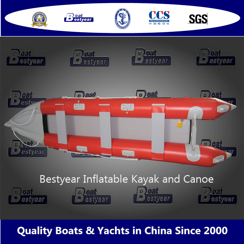 Bestyear 3.7m 4.3m 4.8m Inflatable Kayak and Canoe for Two or Three People