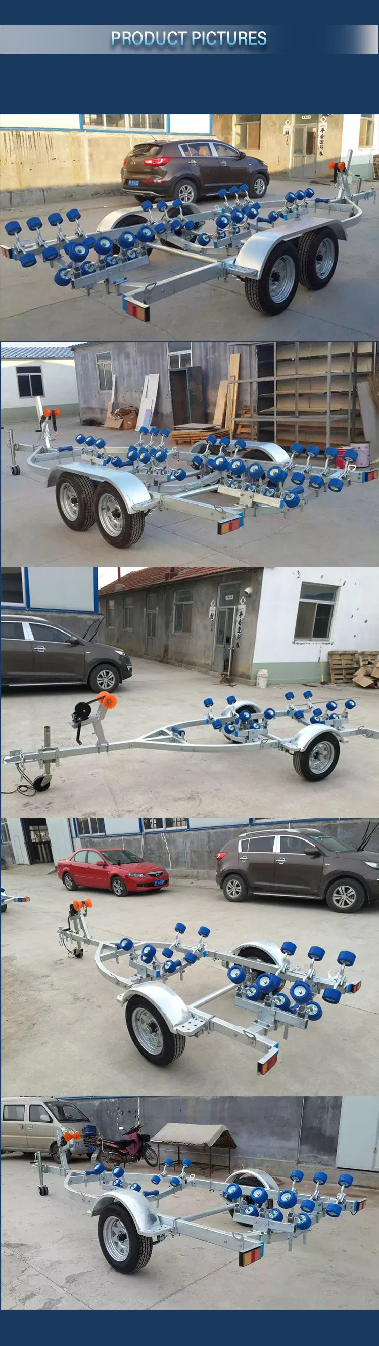 Galvanized Boat Trailer Details