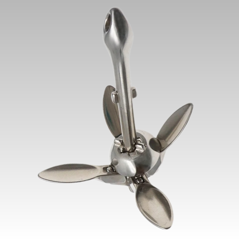 Boat Accessory Precision Stainless Folding Boat Anchor