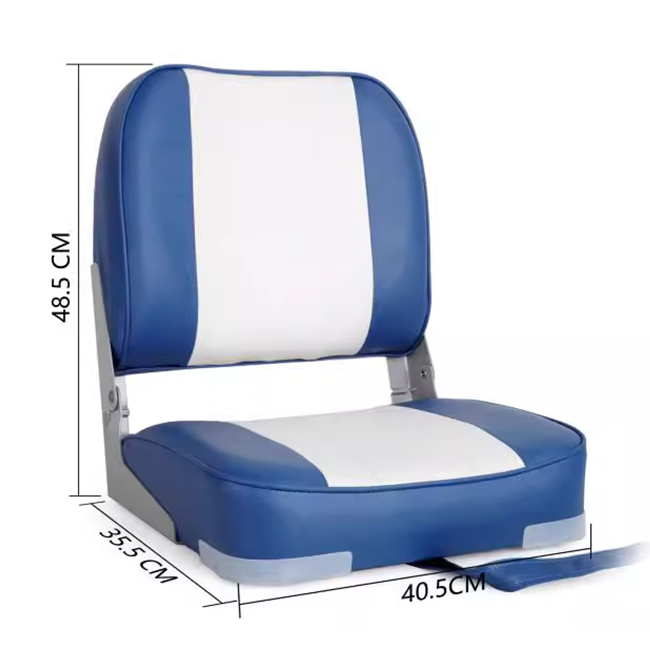 Boat Seat with PU Hinge Different Color Marine Ship Fixed Adjustable Chair