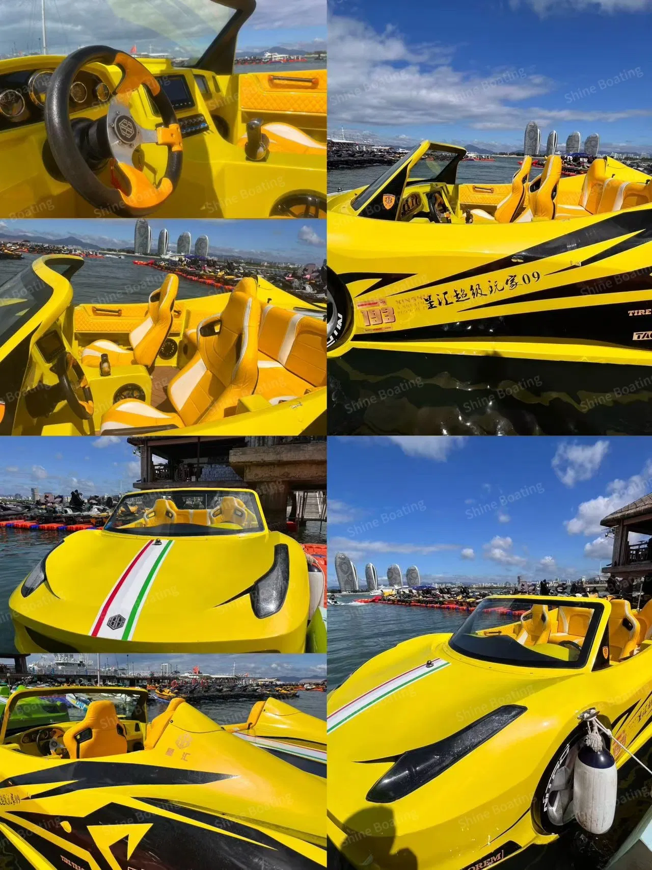 Ferrari Style Jet Ski Car Boat Manufacturer for Dealer &amp; Bulk Purchase