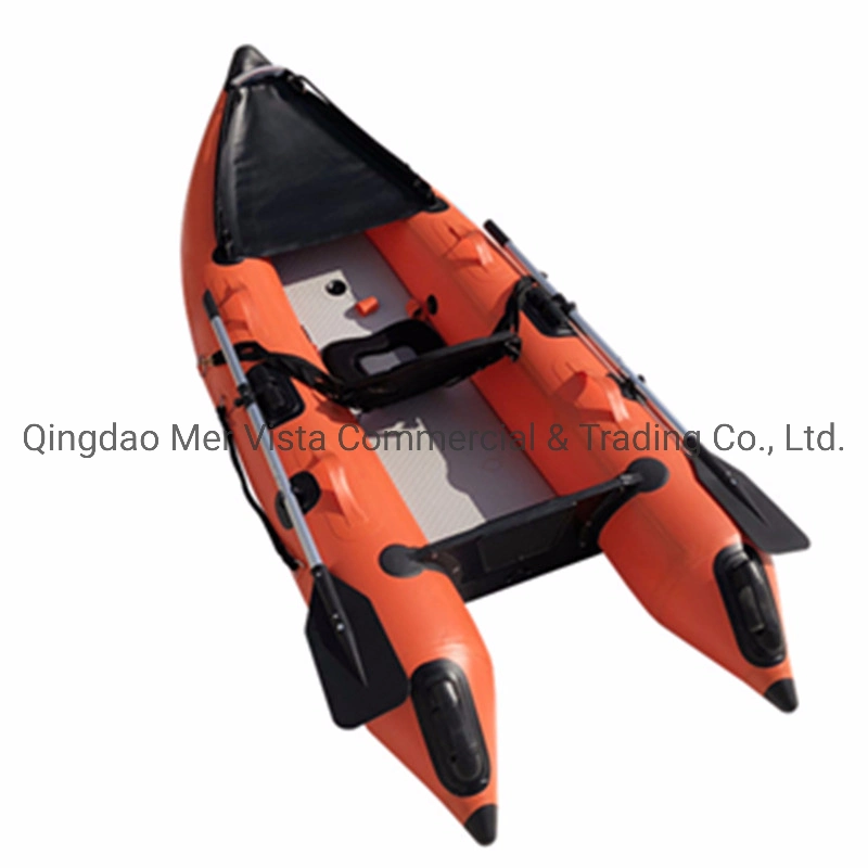 2 Person Cheap PVC Rugged Inflatable Fishing Canoe