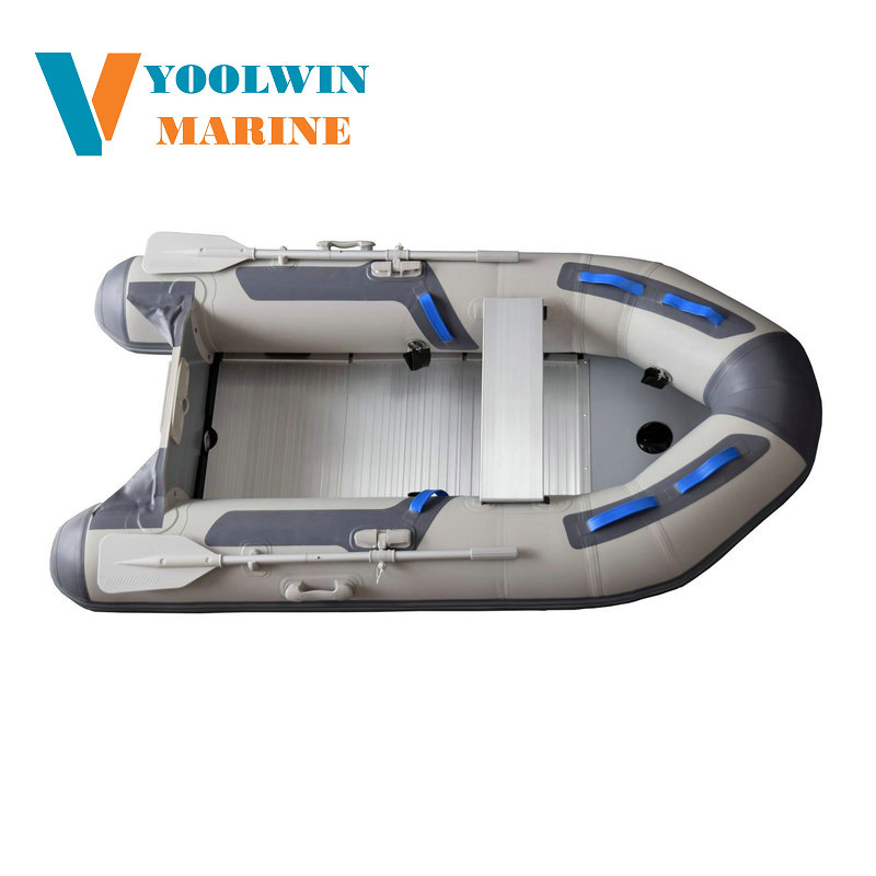 CE Certified Zodiac Inflatable Fold Rowing Boat Aluminum/ Air Deck Floor Fishing Speed 6 Persons 390 Power Rescue PVC Rubber Hypalon Rib Inflatable Dinghy Boats