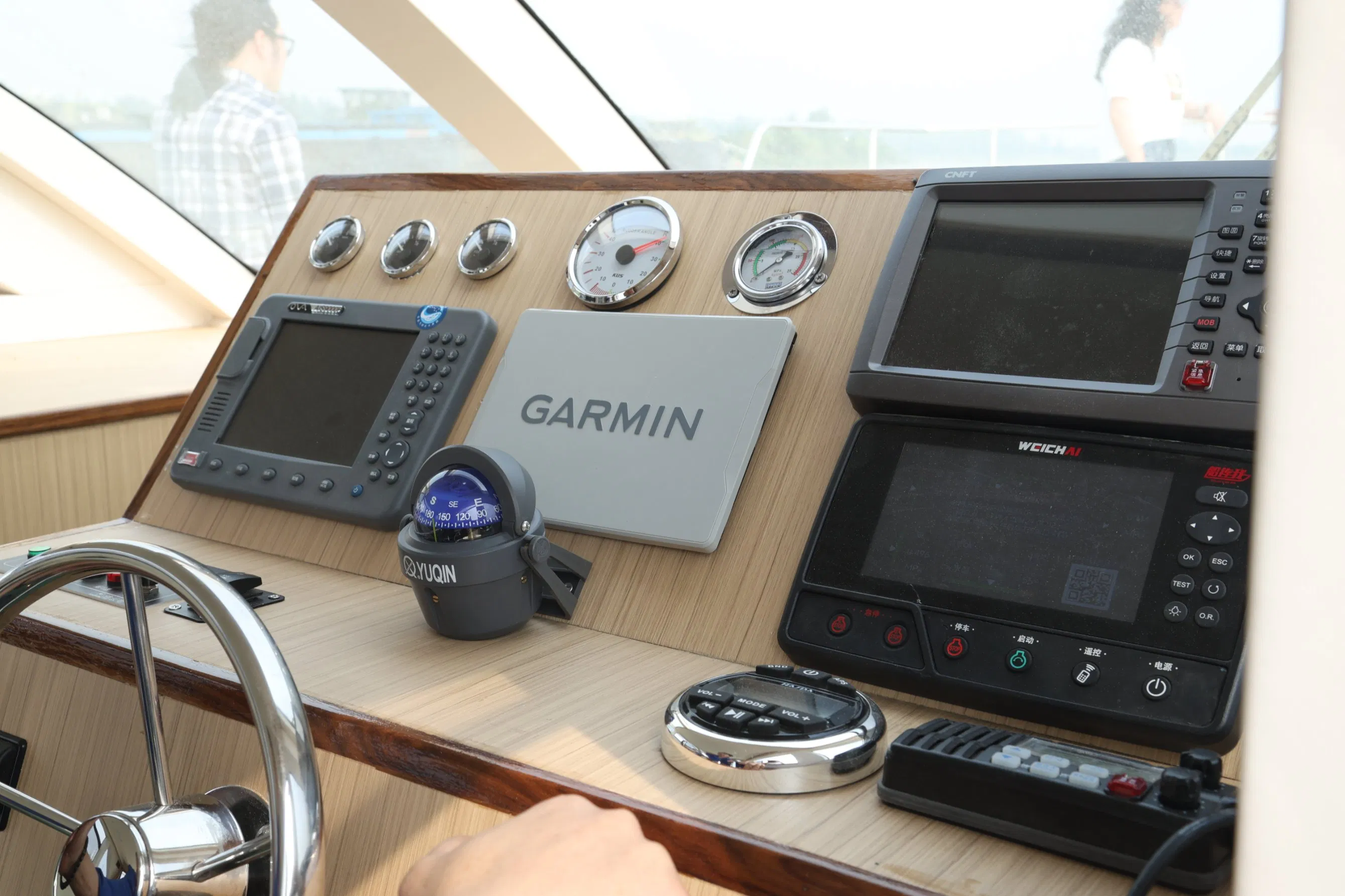 46FT Fiberglass Luxury Fishing Motor Yacht Boat China Factory for Sale