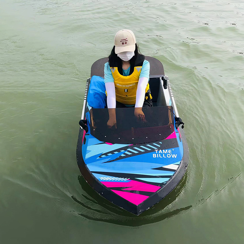 Fiberglass 15kw Aqua Kart Boat Electric Go Kart Racing Jet Ski for Water Adventure